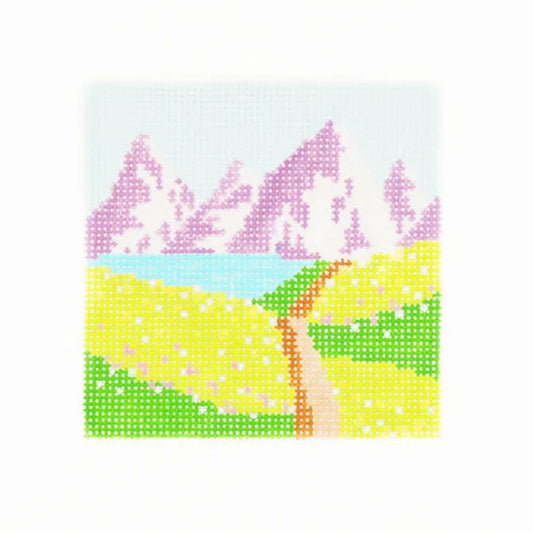 Audrey Wu Designs Spring Hiking Needlepoint Canvas