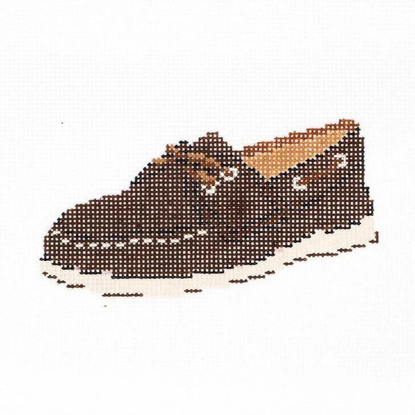 Audrey Wu Designs The Topsider Needlepoint Canvas - Dark Brown