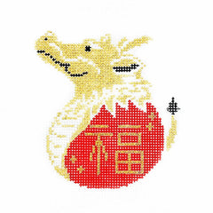 Audrey Wu Designs Year of the Dragon Needlepoint Canvas