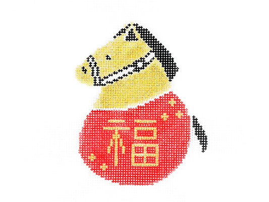 Audrey Wu Designs Year of the Horse Needlepoint Canvas