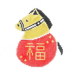 Audrey Wu Designs Year of the Horse Needlepoint Canvas