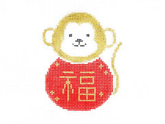 Audrey Wu Designs Year of the Monkey Needlepoint Canvas