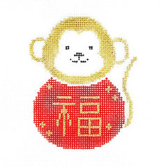 Audrey Wu Designs Year of the Monkey Needlepoint Canvas