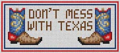 The Meredith Collection Treglown Designs Dont Mess With Texas Needlepoint Canvas