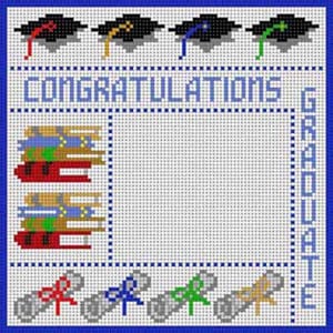 The Meredith Collection Treglown Designs Graduation Day Needlepoint Canvas