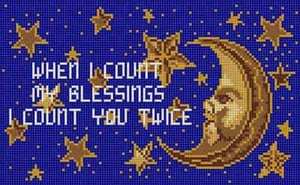 The Meredith Collection Treglown Designs Count Your Blessing Needlepoint Canvas