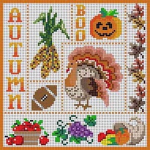 The Meredith Collection Treglown Designs Autumn Needlepoint Canvas