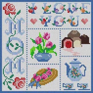 The Meredith Collection Treglown Designs Mothers Day Needlepoint Canvas