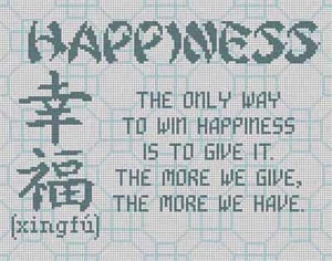 The Meredith Collection Treglown Designs Happiness Needlepoint Canvas