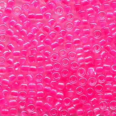 Sundance Designs Seed Bead Size 14/15 - 207A Neon Pink