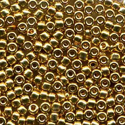 Sundance Designs Seed Bead Size 14/15 - 465 24k Gold Plated