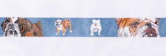Barbara Russell Bulldog Belt Needlepoint Canvas