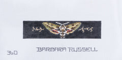 Barbara Russell Spurge Hawk Moth Bookmark Needlepoint Canvas