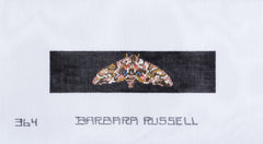 Barbara Russell Eyed Hawk Moth Bookmark Needlepoint Canvas