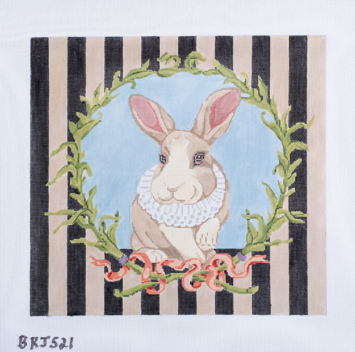 Barbara Russell Joanne's Rabbit Needlepoint Canvas