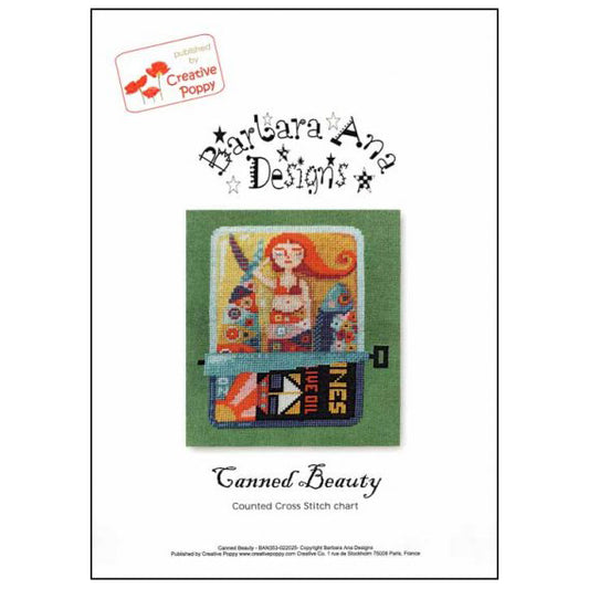 Barbara Ana Designs Canned Beauty Cross Stitch Pattern