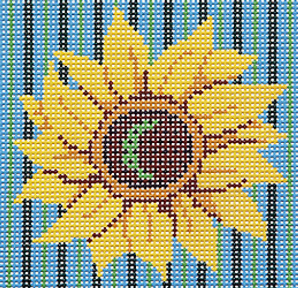 Barbara Russell Designs Youth Collection Sunflower Needlepoint Canvas