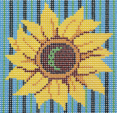 Barbara Russell Designs Youth Collection Sunflower Needlepoint Canvas