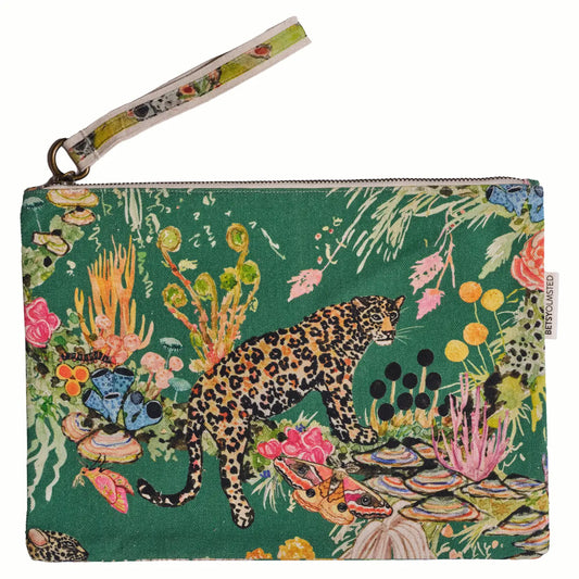 Betsy Olmsted Design Studio Clutch Project Bag - Felidae Tree