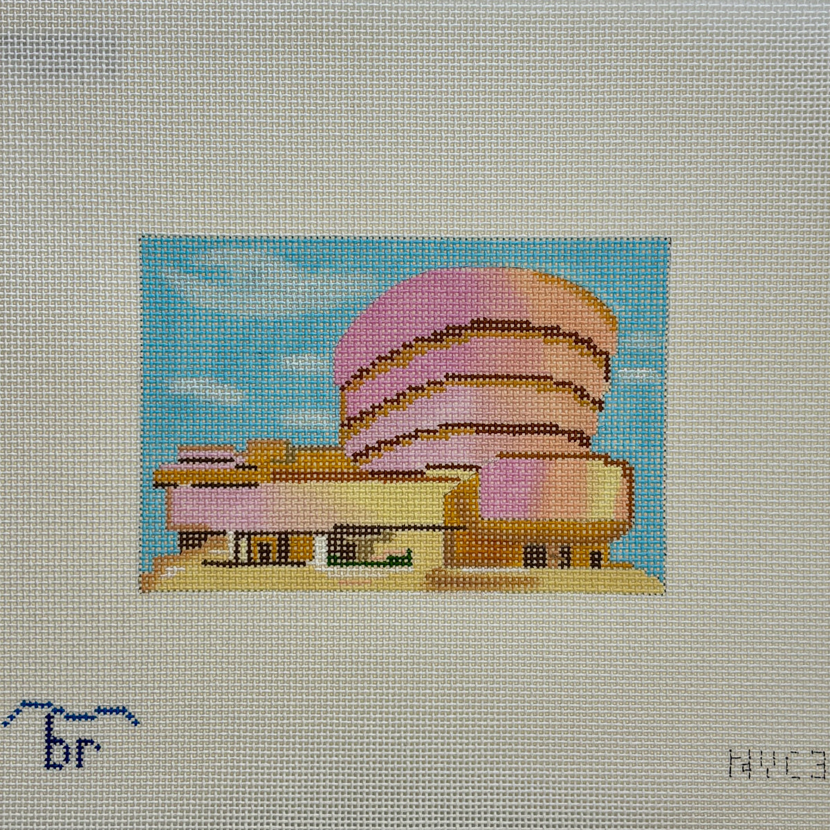 Blue Ridge Stitchery Guggenheim Needlepoint Canvas