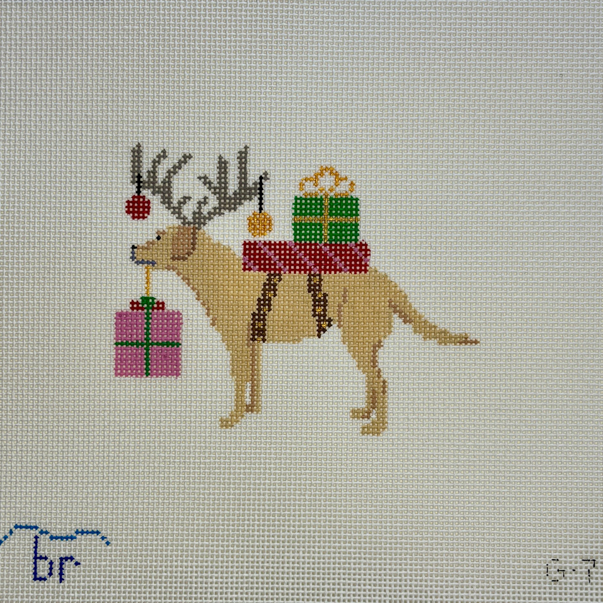 Blue Ridge Stitchery Special Delivery - Labrador Needlepoint Canvas