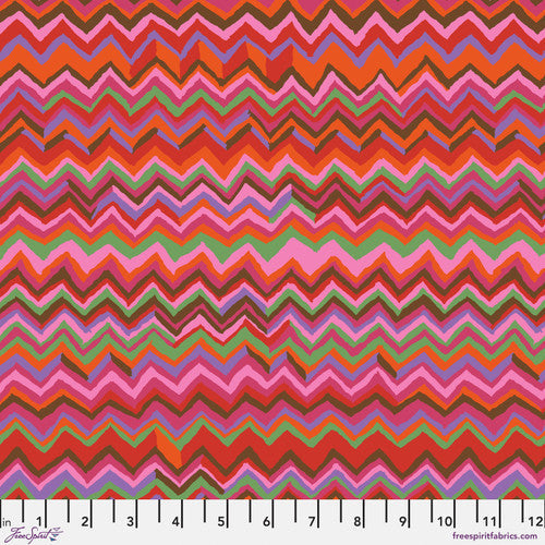 Finishing: Brandon Mably for the Kaffe Fassett Fabric Zig Zag - Warm