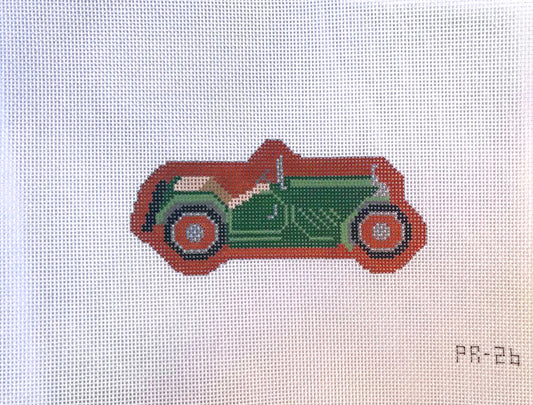 Pip & Roo British Roadster Needlepoint Canvas