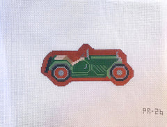 Pip & Roo British Roadster Needlepoint Canvas