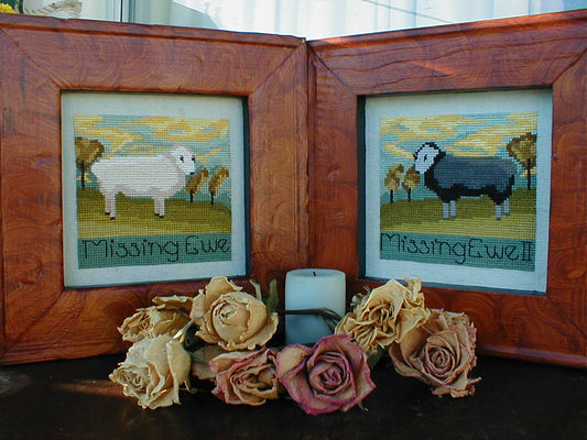 By The Bay Needleart Missing Ewe and Missing Ewe II Cross Stitch Pattern