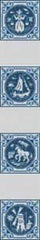 The Meredith Collection Treglown Designs Blue Delft Coasters Needlepoint Canvas