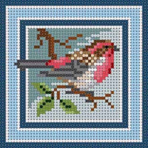 The Meredith Collection Treglown Designs House Finch Needlepoint Canvas