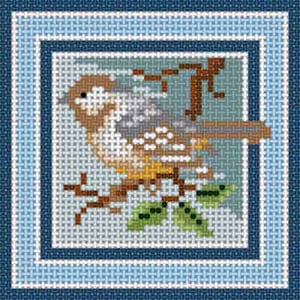 The Meredith Collection Treglown Designs Chickadee Needlepoint Canvas