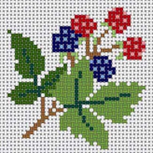 The Meredith Collection Treglown Designs Blackberry Needlepoint Canvas