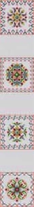 The Meredith Collection Treglown Designs Folk Art Coasters Needlepoint Canvas