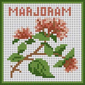 The Meredith Collection Treglown Designs Marjoram Needlepoint Canvas