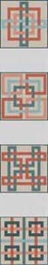 The Meredith Collection Treglown Designs Twisted Rope Coasters Needlepoint Canvas