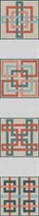 The Meredith Collection Treglown Designs Twisted Rope Coasters Needlepoint Canvas