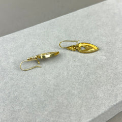 Vintage Victorian Revival 14k Gold Link Drop Earring