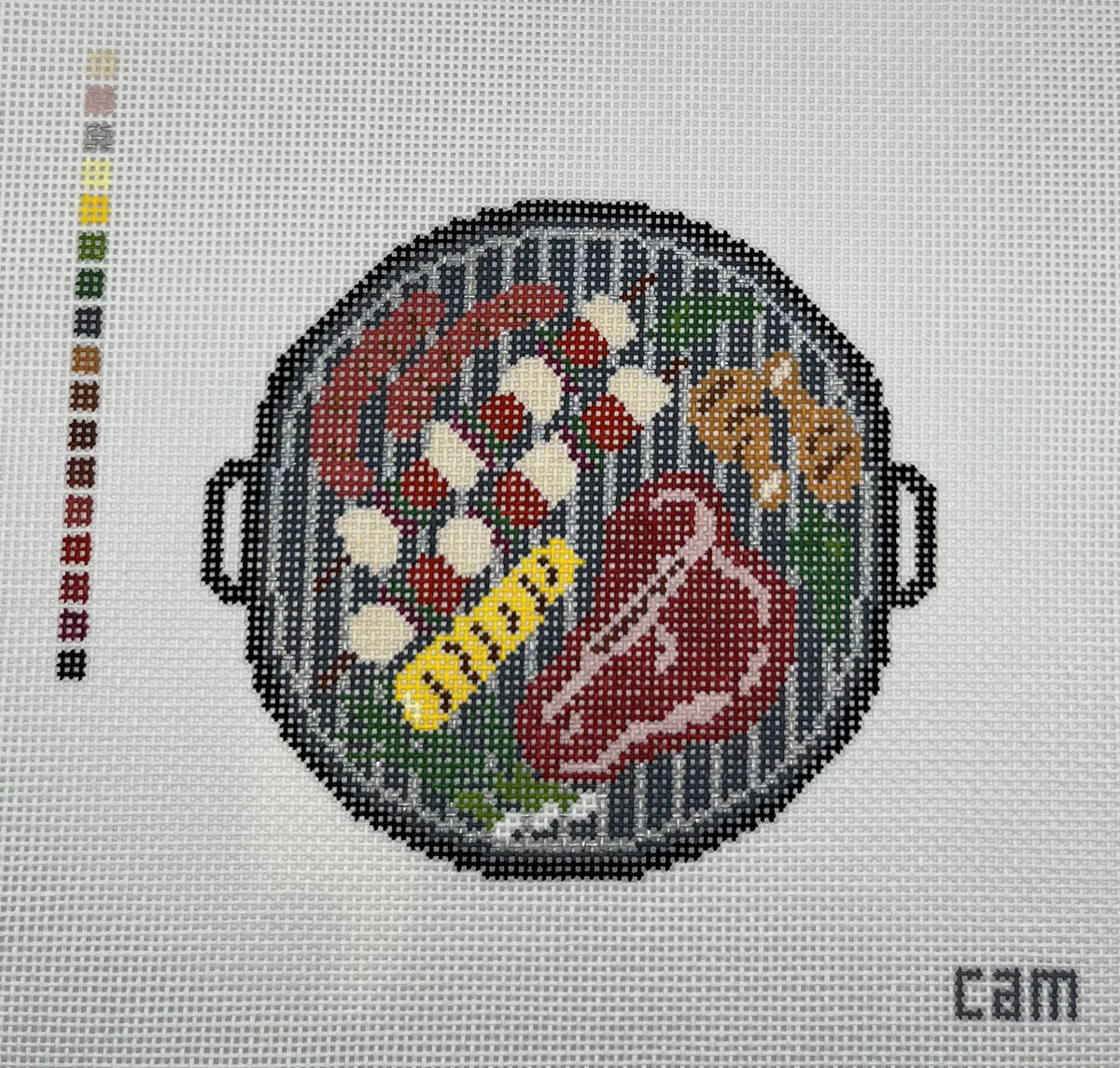 CAM Designs On the Grill Needlepoint Canvas