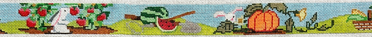 CBK Needlepoint Keep Your Pants On Rabbit in the Garden Belt Needlepoint Canvas