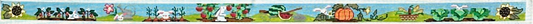 CBK Needlepoint Keep Your Pants On Rabbit in the Garden Belt Needlepoint Canvas