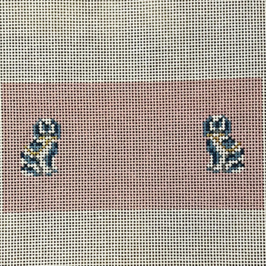 The Gingham Stitchery Kate Woodward Staffordshire Dog Insert Needlepoint Canvas