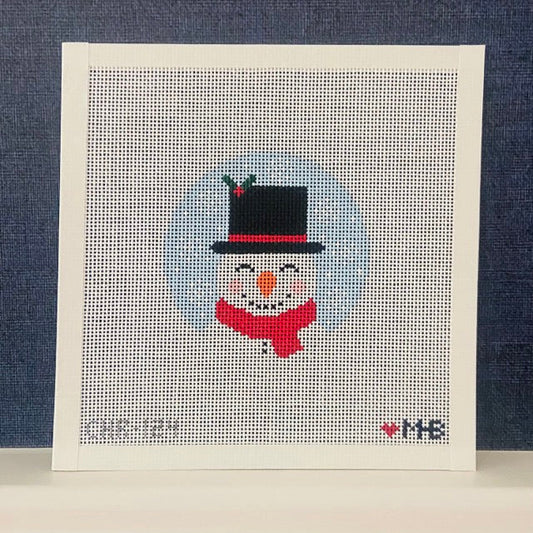 Love MHB Studio Frosty Round Needlepoint Canvas
