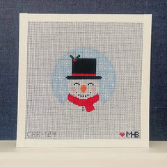 Love MHB Studio Frosty Round Needlepoint Canvas