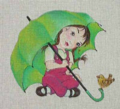The Meredith Collection Treglown Designs Carmys Little Birdy Needlepoint Canvas