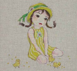 The Meredith Collection Treglown Designs Carmys Summer Day Needlepoint Canvas