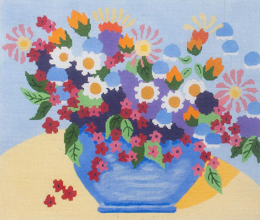 Changing Woman Designs Spring Flowers Needlepoint Canvas