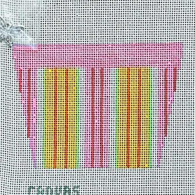 Canvas Connection Striped Tiny Tote Needlepoint Canvas