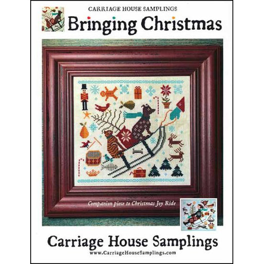 Carriage House Samplings Bringing Christmas Cross Stitch Pattern