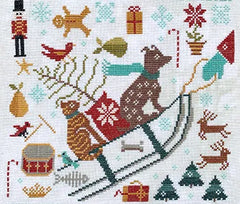 Carriage House Samplings Bringing Christmas Cross Stitch Pattern